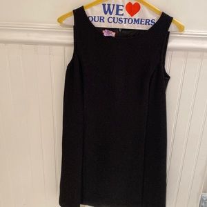 Max & Co. black textured career dress